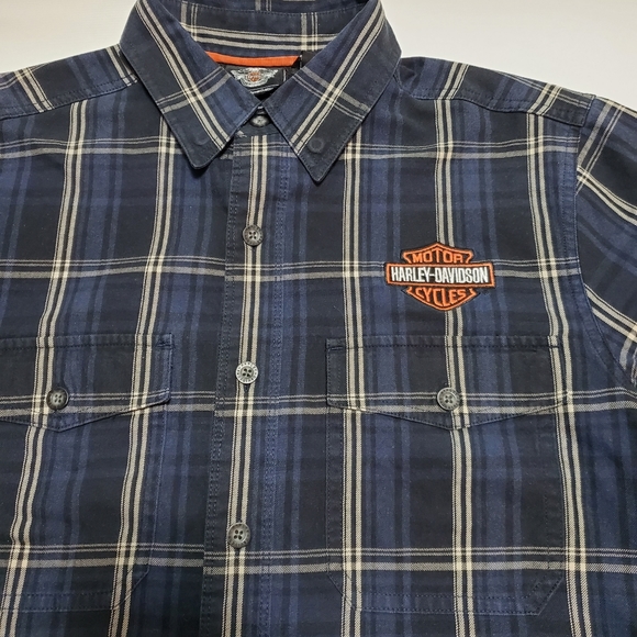 Harley Davidson Button D Short Sleeves - Picture 3 of 7